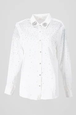 Camisa Manga Larga Pedrería