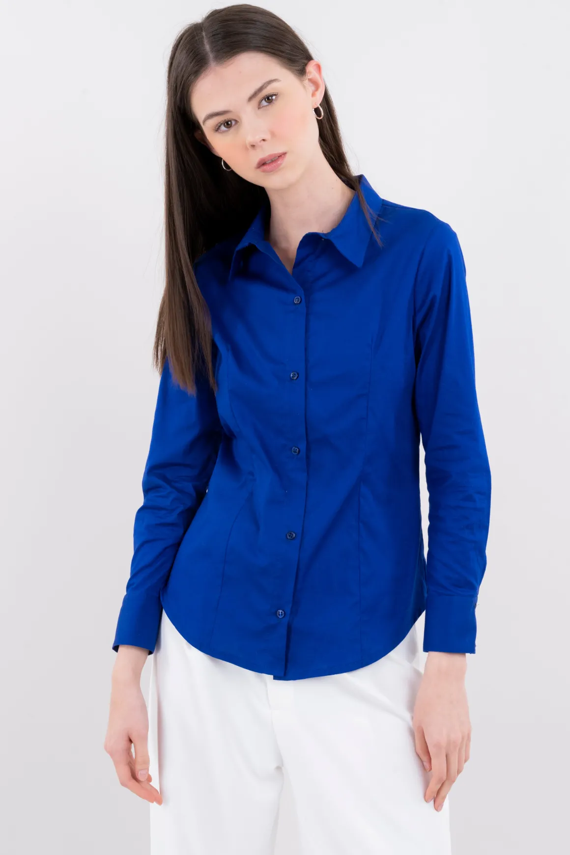 Camisa manga larga pinzas