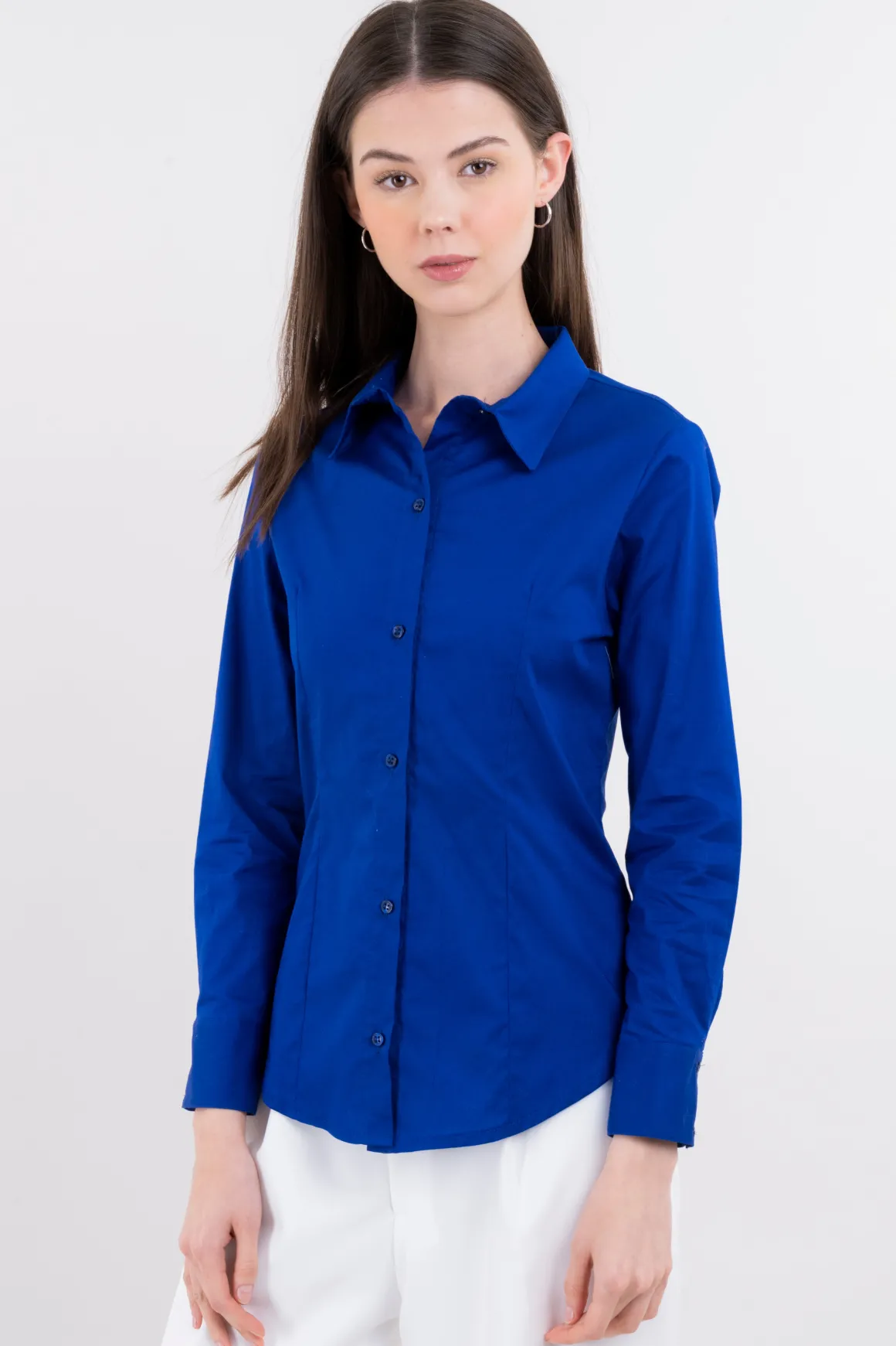 Camisa manga larga pinzas