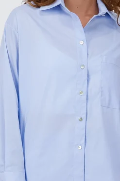 Camisa Manga Largs Oversize Poeplina Hypsters