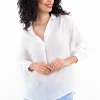 Camisa oversize cuello v