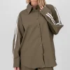Camisa oversize detalle rayas