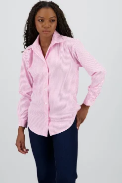 Camisa oversize detalle rayas