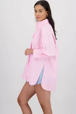 Camisa oversize lisa