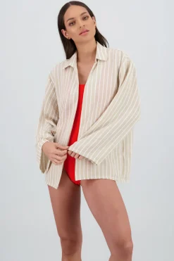 Camisa oversized lineas