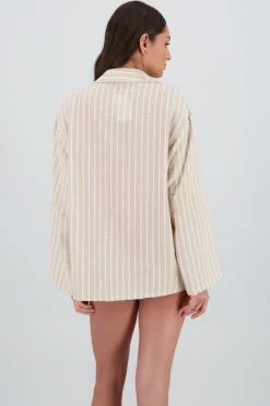 Camisa oversized lineas