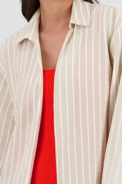 Camisa oversized lineas