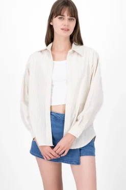 Camisa oversized rayas