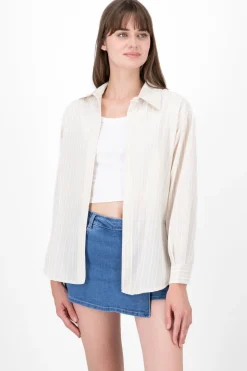 Camisa oversized rayas