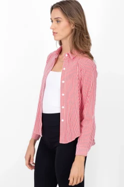 Camisa Rayas Asimétrica