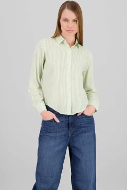 Camisa Rayas Asimétrica