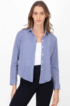 Camisa Rayas Asimétrica