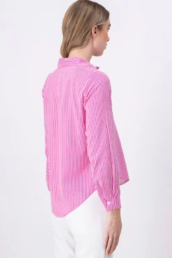 Camisa Rayas Asimétrica