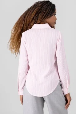 Camisa Rayas Asimétrica