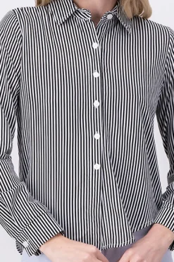 Camisa Rayas Asimétrica