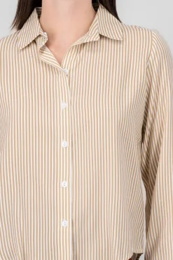 Camisa Rayas Asimétrica