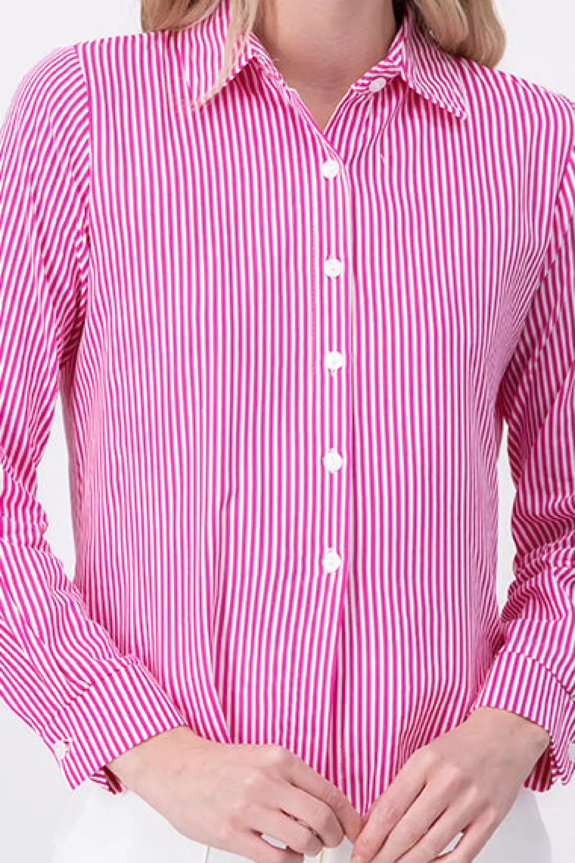 Camisa Rayas Asimétrica