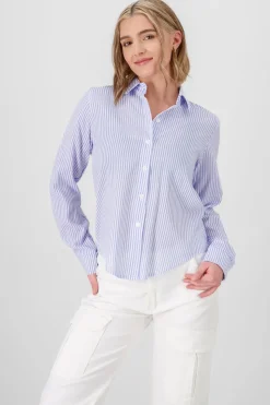 Camisa Rayas Asimétrica