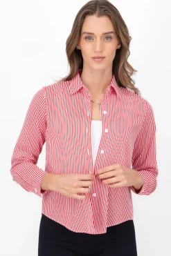 Camisa Rayas Asimétrica