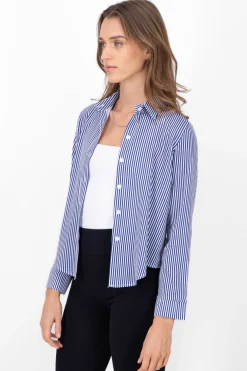 Camisa Rayas Asimétrica