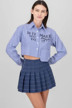 Camisa rayas estampado