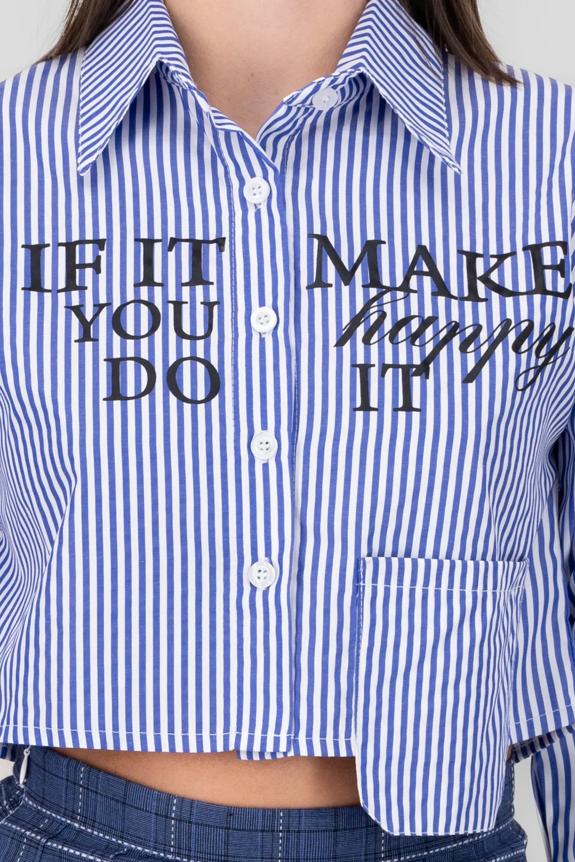 Camisa rayas estampado