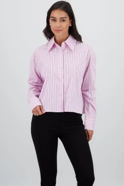 Camisa rayas manga larga