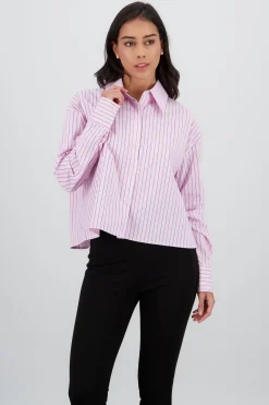 Camisa rayas manga larga