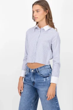 Camisa Rayas Manga Larga