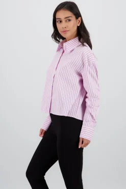 Camisa rayas manga larga