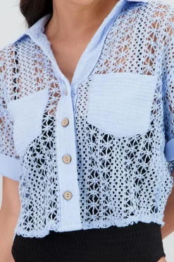 Camisa tejido crochet