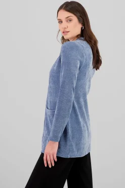 Cardigan bolsas detalle textura suave