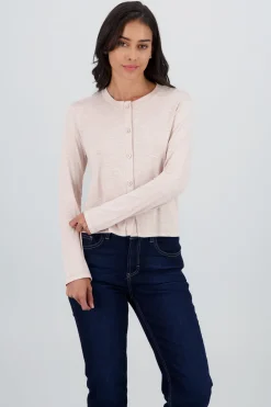 Cardigan ligero detalle botones manga larga