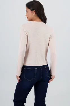 Cardigan ligero detalle botones manga larga