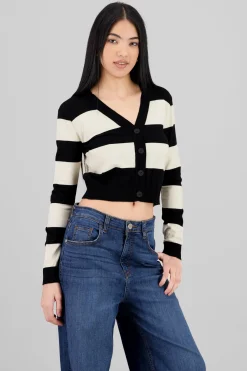Cardigan rayas contraste