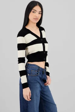 Cardigan rayas contraste