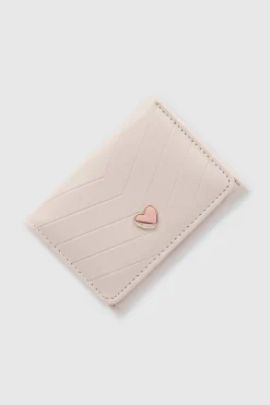 cartera chevron corazon