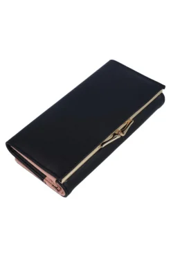 Cartera Larga Broche Boquilla