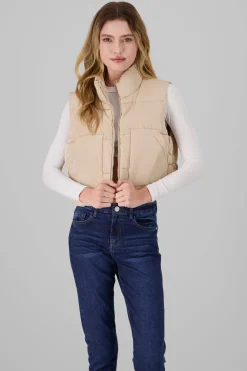 Chaleco capitonado cort