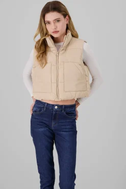 Chaleco capitonado cort