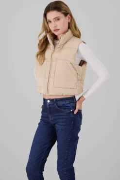 Chaleco capitonado cort