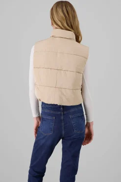 Chaleco capitonado cort