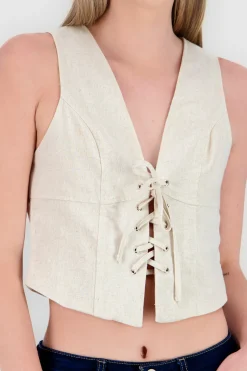 Chaleco con lace up