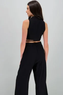 Chaleco crop detalle amarre