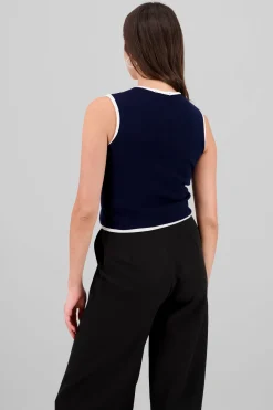 Chaleco det color con botones Hypsters