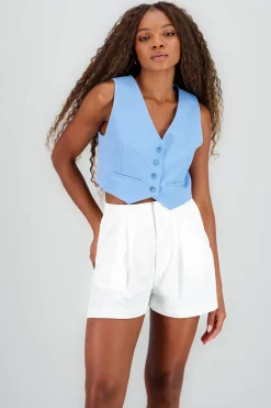 Chaleco escote V Con Botones