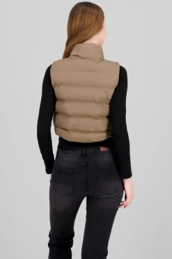 Chaleco liso capitonado