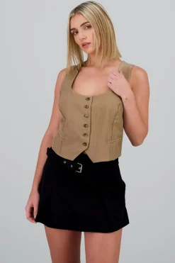 Chaleco sastre con botones