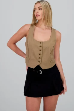 Chaleco sastre con botones