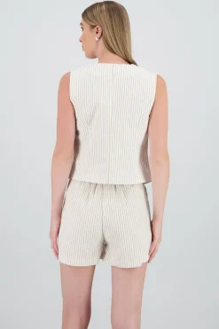 Chaleco sastre rayas